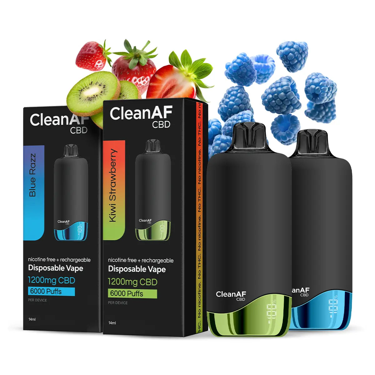 Fruity Pack CBD Vape Pens - 2pc